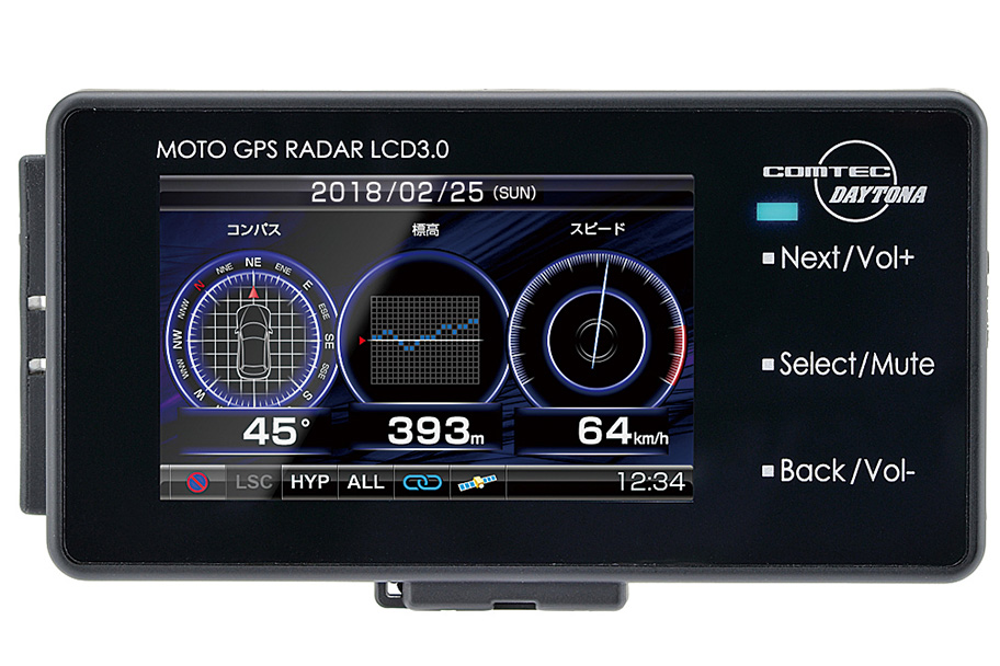 【94420】MOTO GPS RADAR LCD 3.0